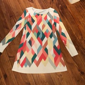 Spring light weight long sleeve dress